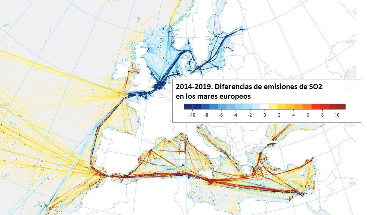 Informe: Así contamina el tráfico marítimo los mares europeos