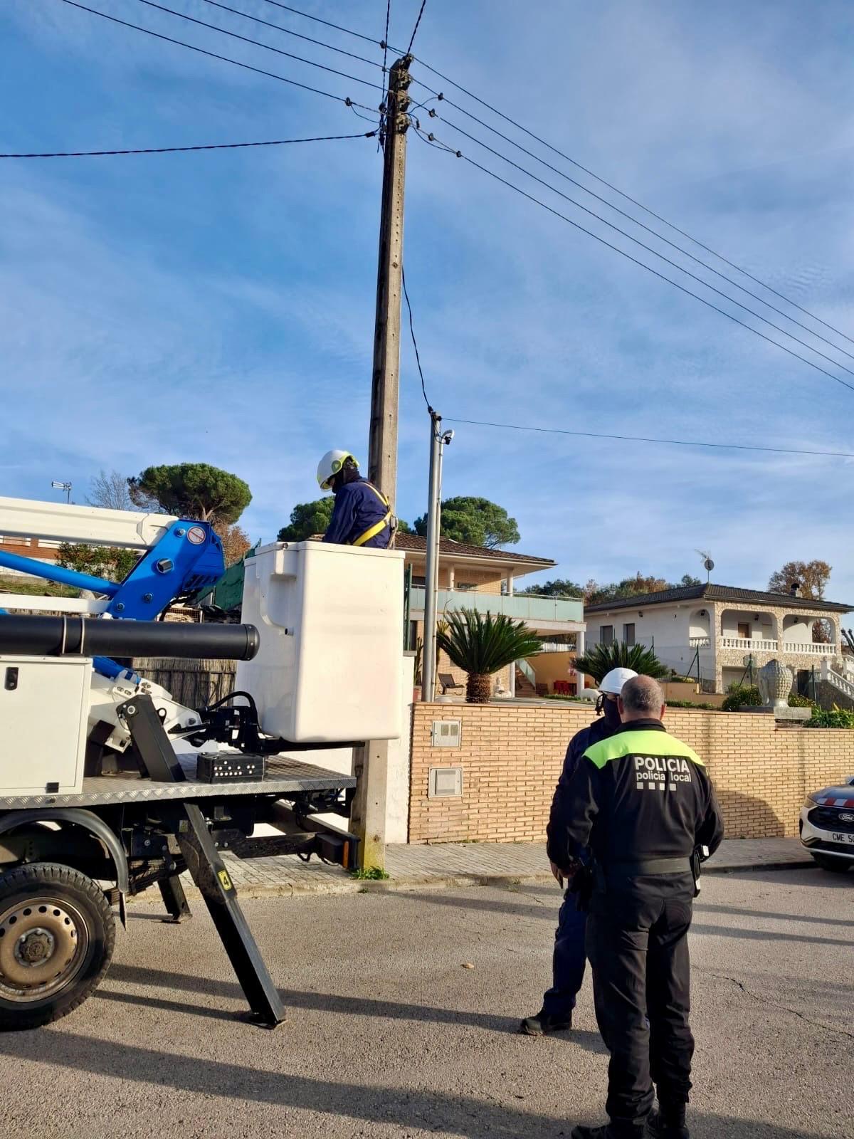 Un dels moments de l'operatiu.