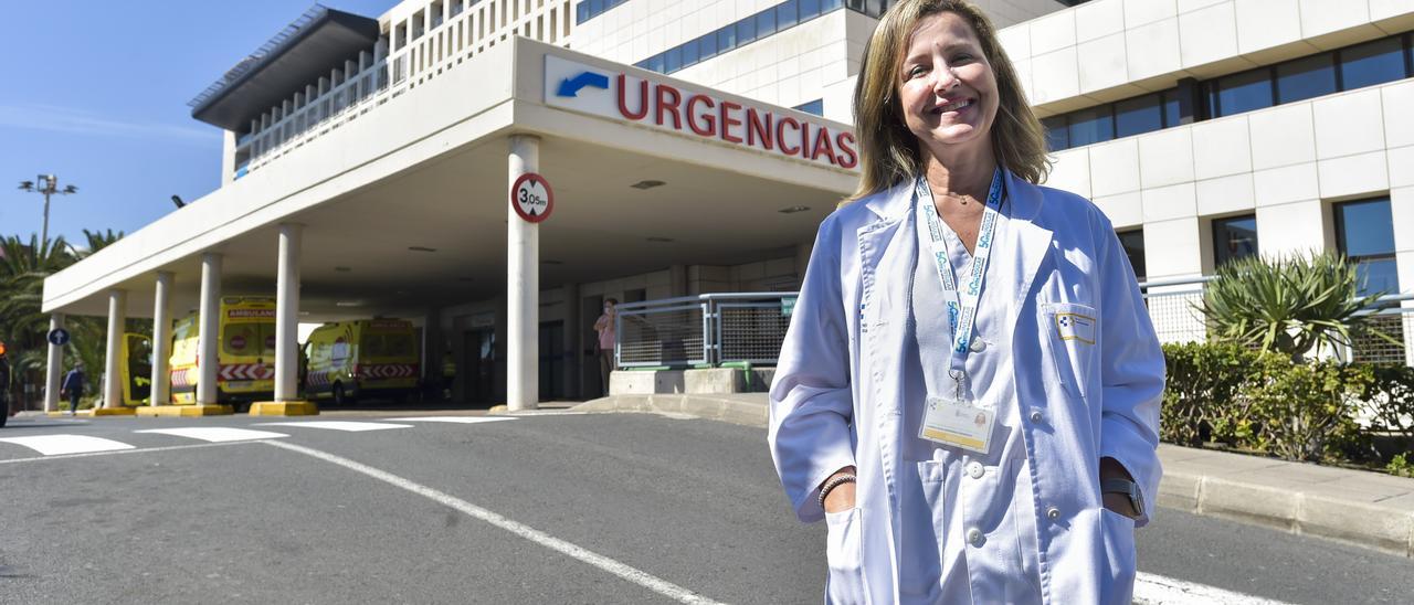 Carmen Rosa Hernández, jefa de Urgencias del Hospital Insular de Gran Canaria