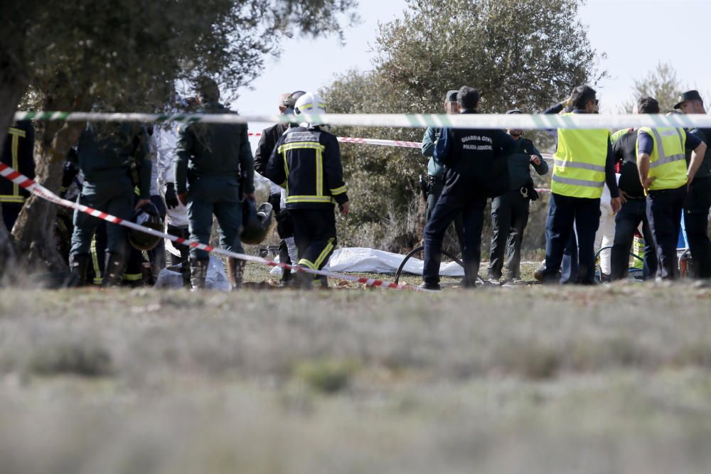 Accident d''avioneta mortal a Madrid