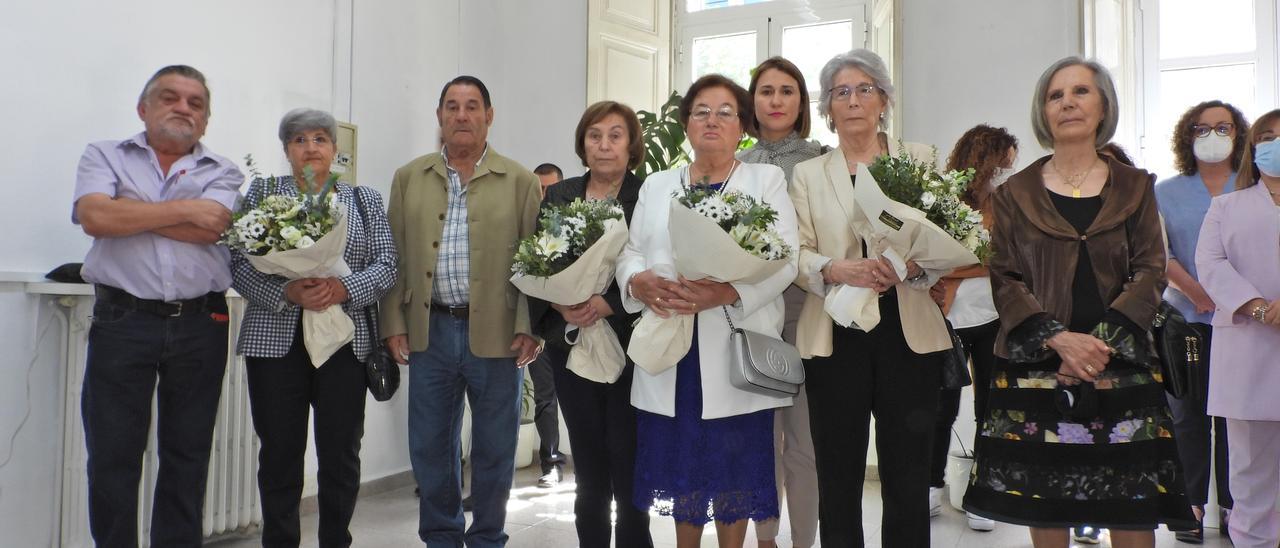 Las madres de los cuatro militares ourensanos fallecidos recibieron un homenaje en el día de la Subdelegación de Defensa.