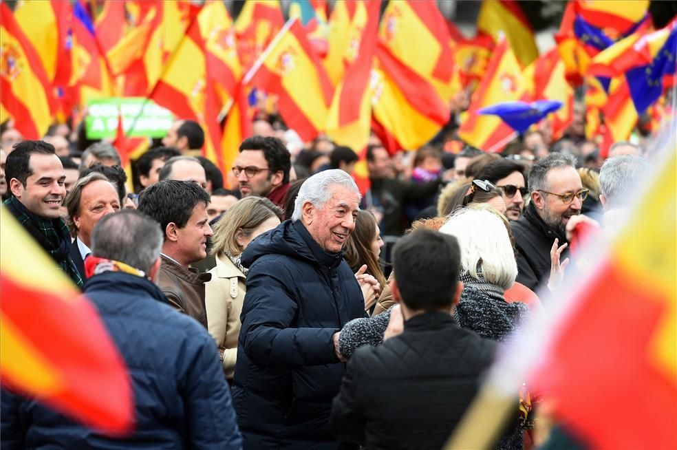 Manifestación en Madrid contra Pedro Sánchez