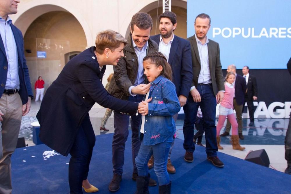 Acto de presentación de Noelia Arroyo como candidata a la alcaldía de Cartagena