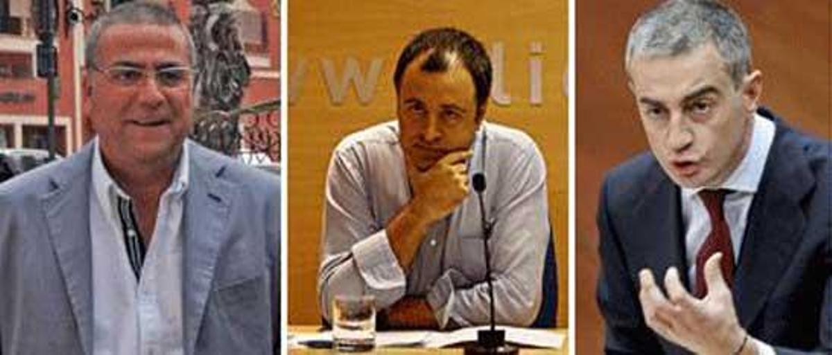 Enrique Ortiz, David Serra y Ricardo Costa