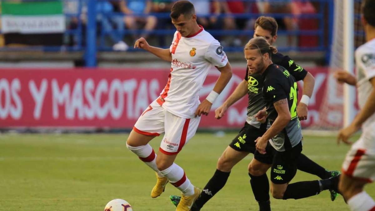 Buenacasa durante un partido con el Mallorca