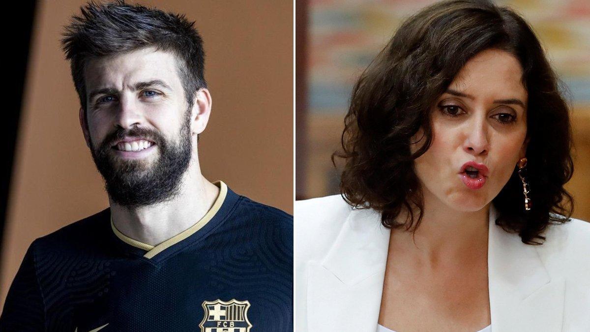 Gerard Piqué e Isabel Díaz Ayuso