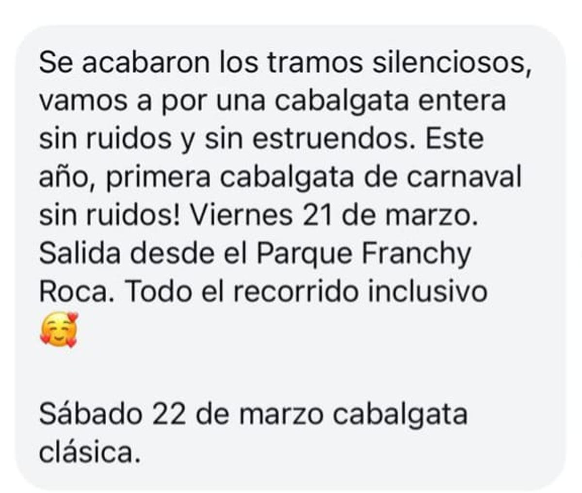 Carnaval de Telde silencioso