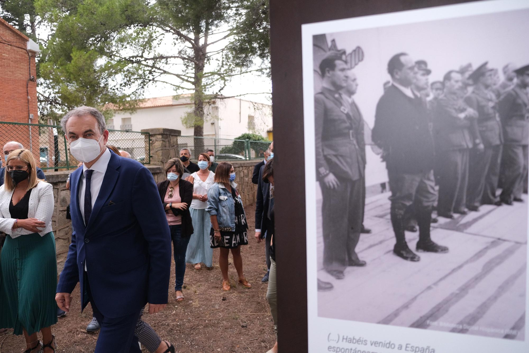 Visita del expresidente Jose Luis Rodríguez Zapatero al Fondó de Monóvar, última sede del gobierno Republicano