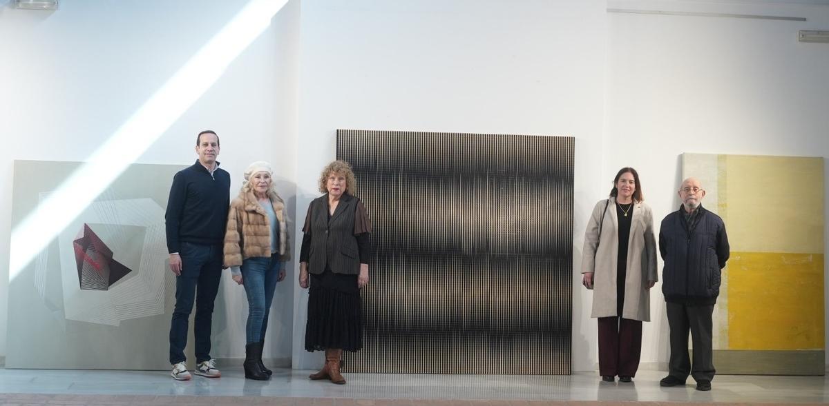 El jurat dels premis de pintura i les obres guanyadores