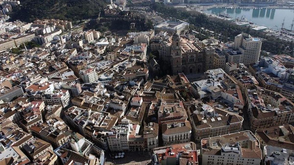 Málaga, desde las alturas.