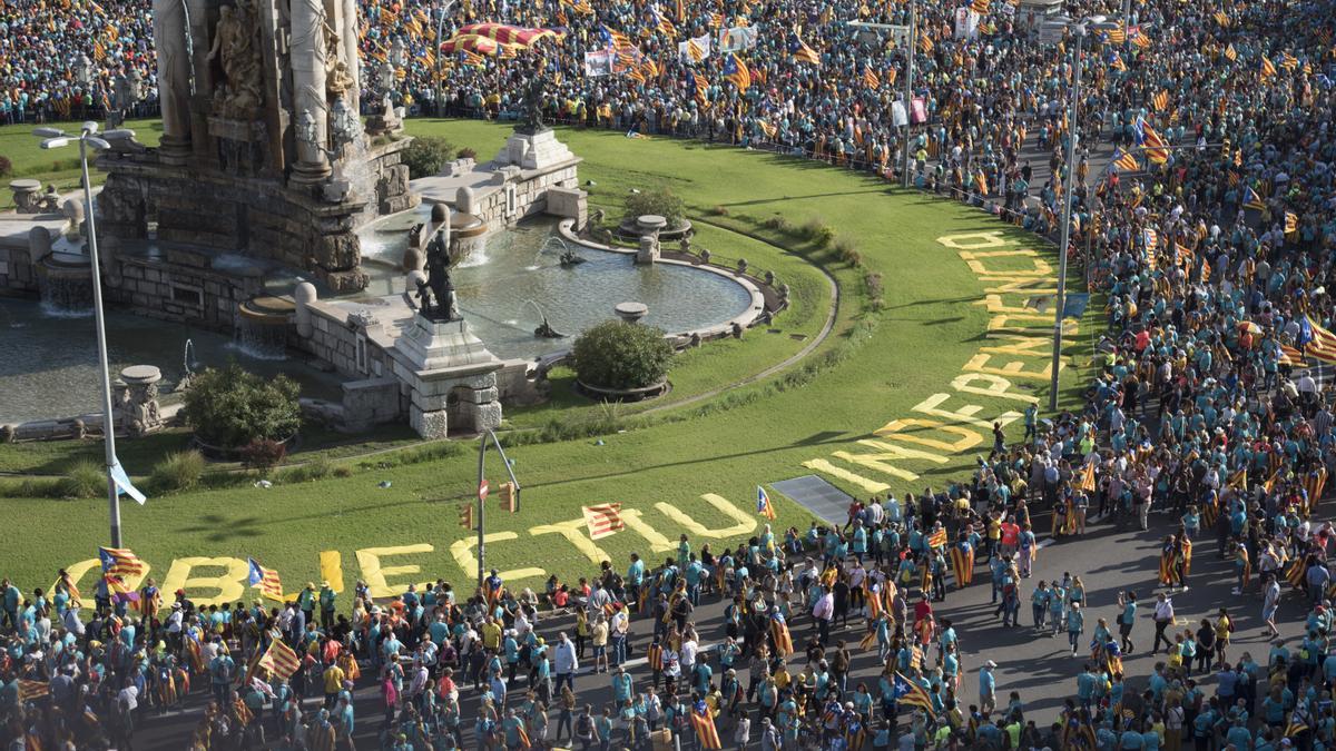 Diada de l&#039;11-S a Barcelona el 2019