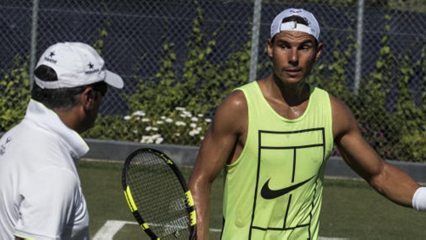 Rafa Nadal y Toni Nadal.