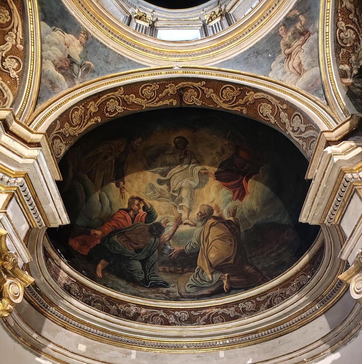 Una de las pinturas que se restaurarán.