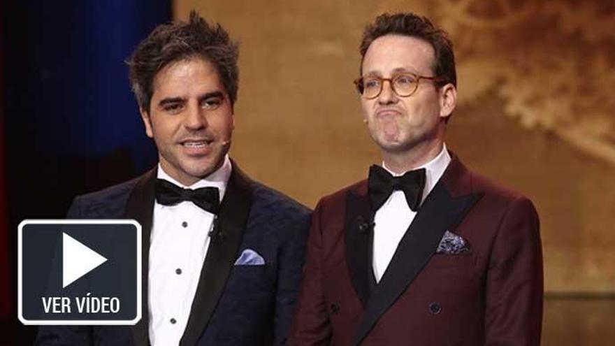 Ernesto Sevilla y Joaquín Reyes, presentadores de los Goya 2018.