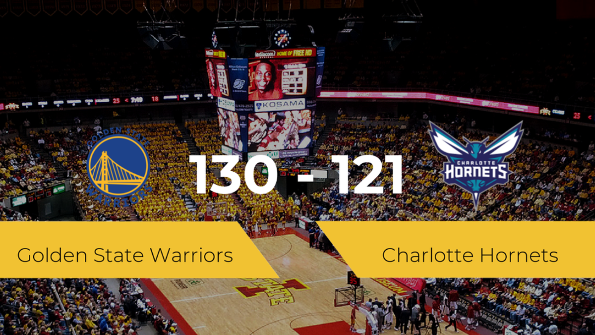 Golden State Warriors derrota a Charlotte Hornets (130-121)