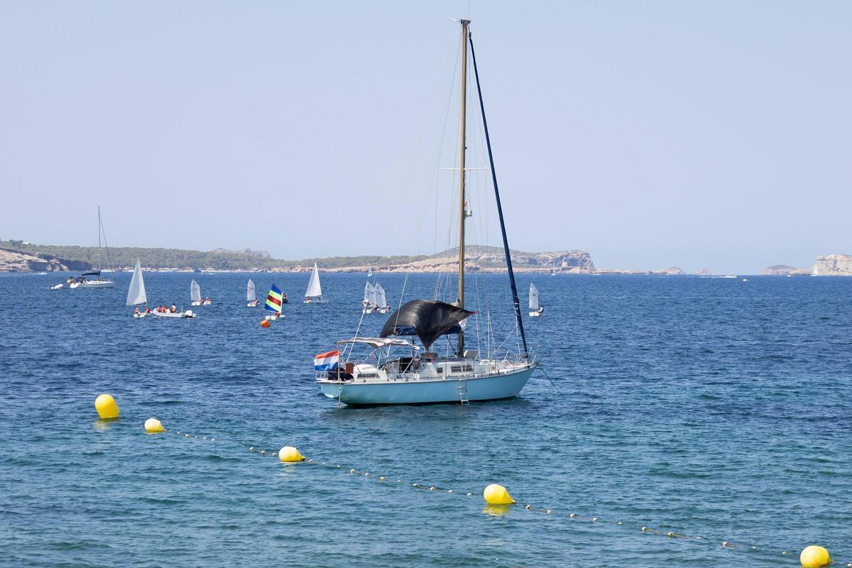 La costa de Sant Antoni, uno de los puntos donde se apreció mejor el eclipse.