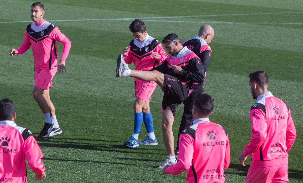 Primer entrenamiento del Hércules de 2018