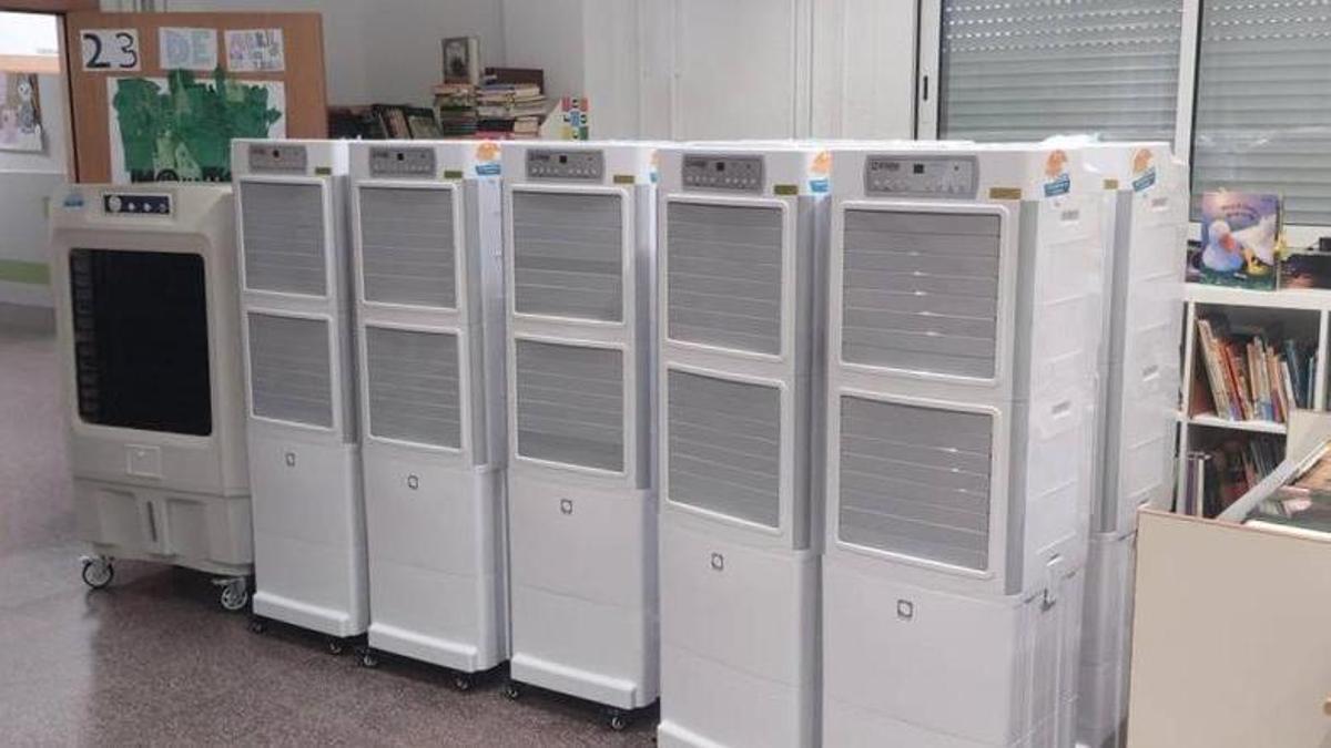 Equipos de refrigeración para los centros públicos de Primaria de Quart de Poblet.