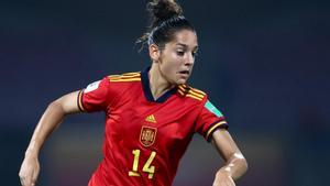 Nina Pou con la selección española sub-17