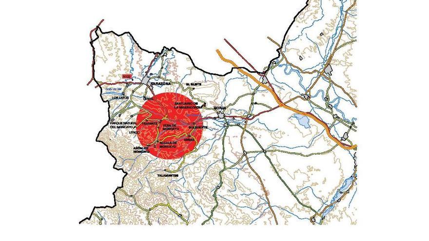 Tierra quemada por donde ya pasó el fuego. | ÁNGEL DE CASTRO