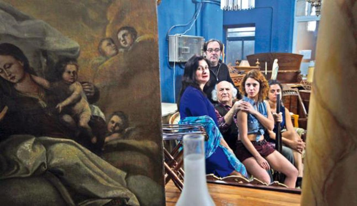 Paco Zarzoso (con gafas), Lola López, Juan Mandli, Mireia Sobrevela y Ruth Atienza.