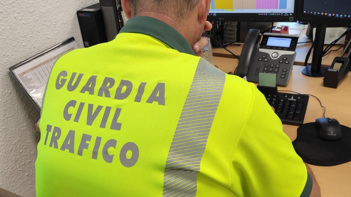 Un agente de la Guardia Civil del Subsector de Tráfico