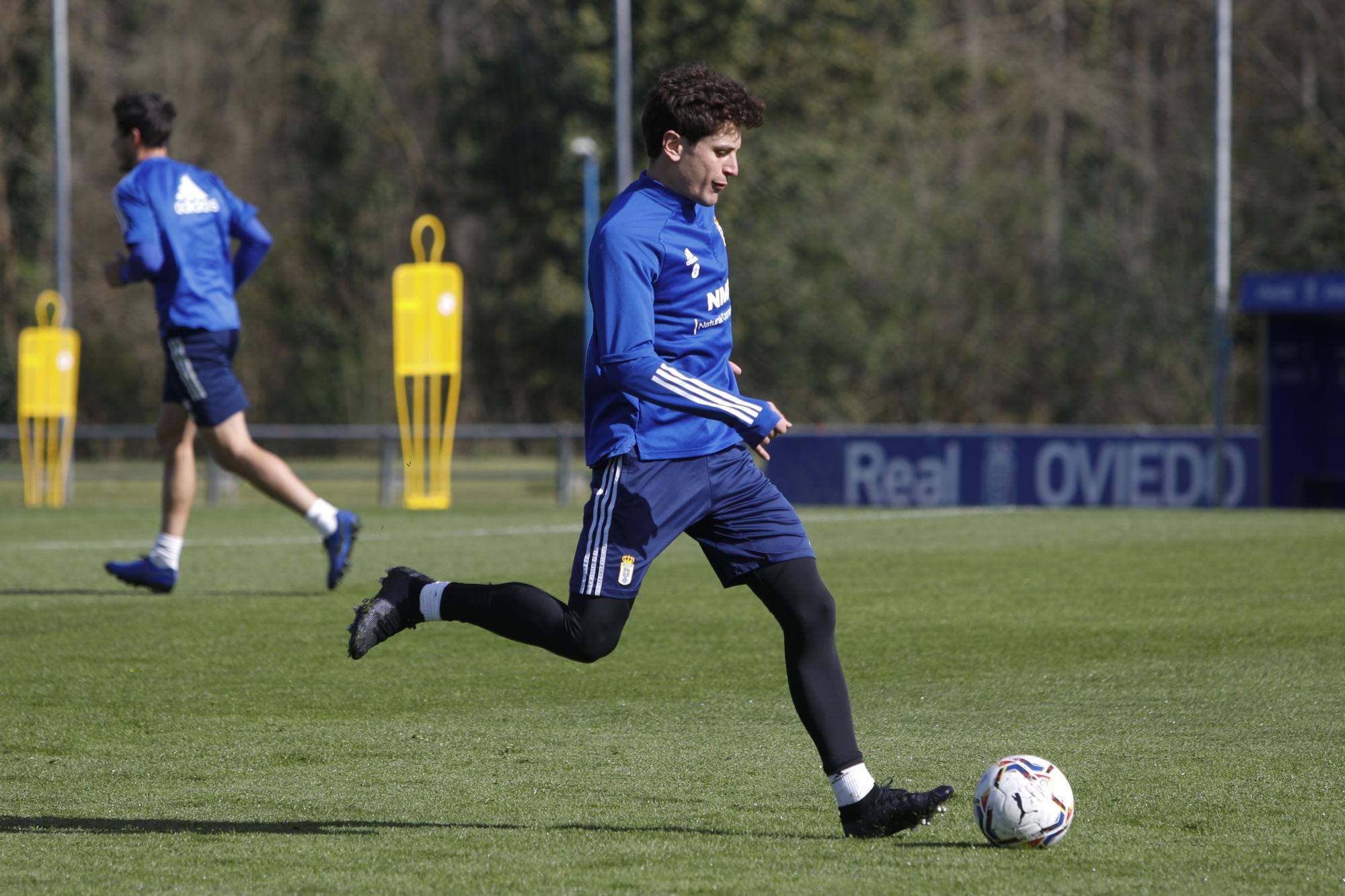 El entrenamiento del Oviedo