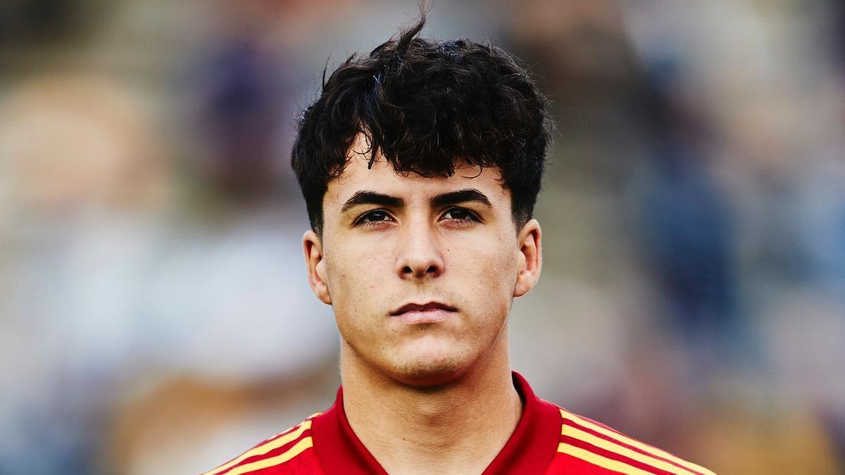 David Navarro ha jugado en las categorías inferiores de la selección española.