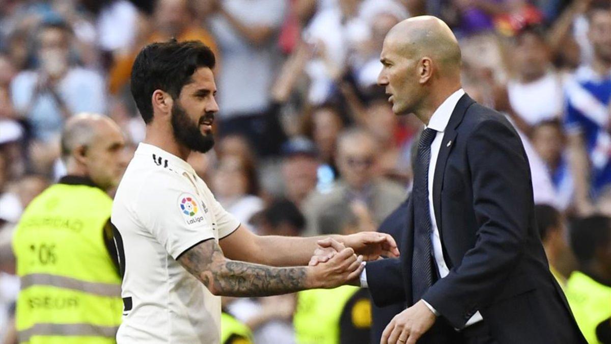 Isco y Zidane