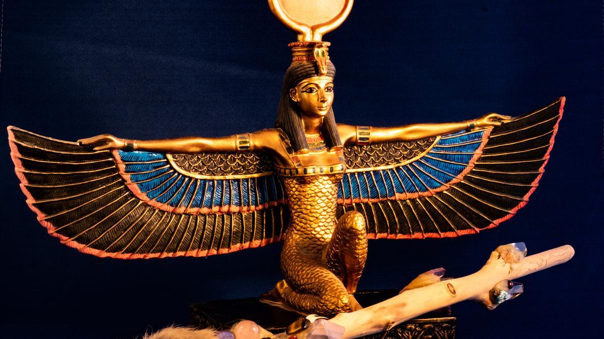 Representación de la diosa egipcia Isis