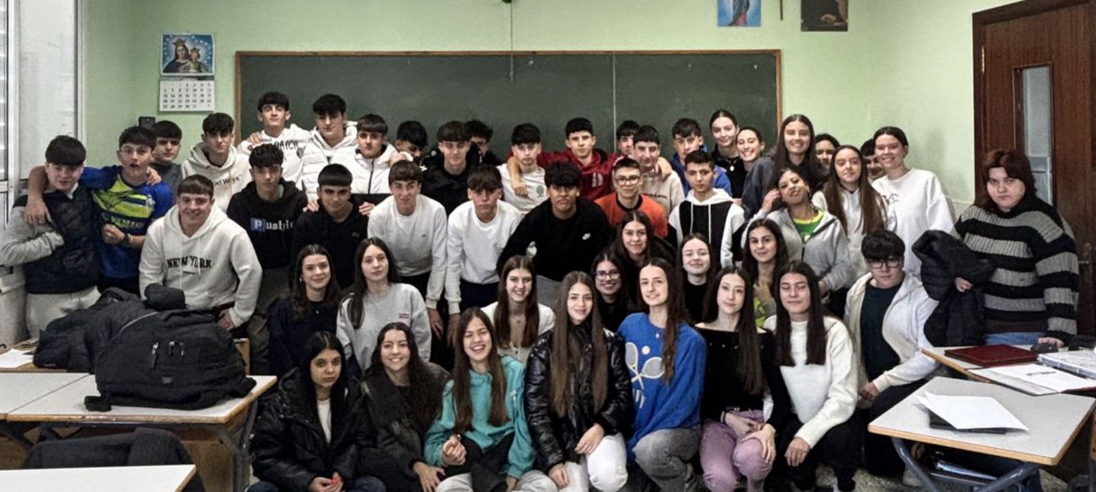 Los alumnos se mostraron encantados con la iniciativa. | SERVICIO ESPECIAL