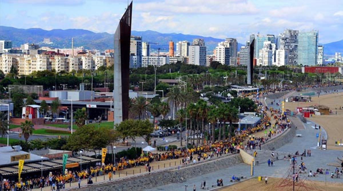 La Via Catalana des de laire