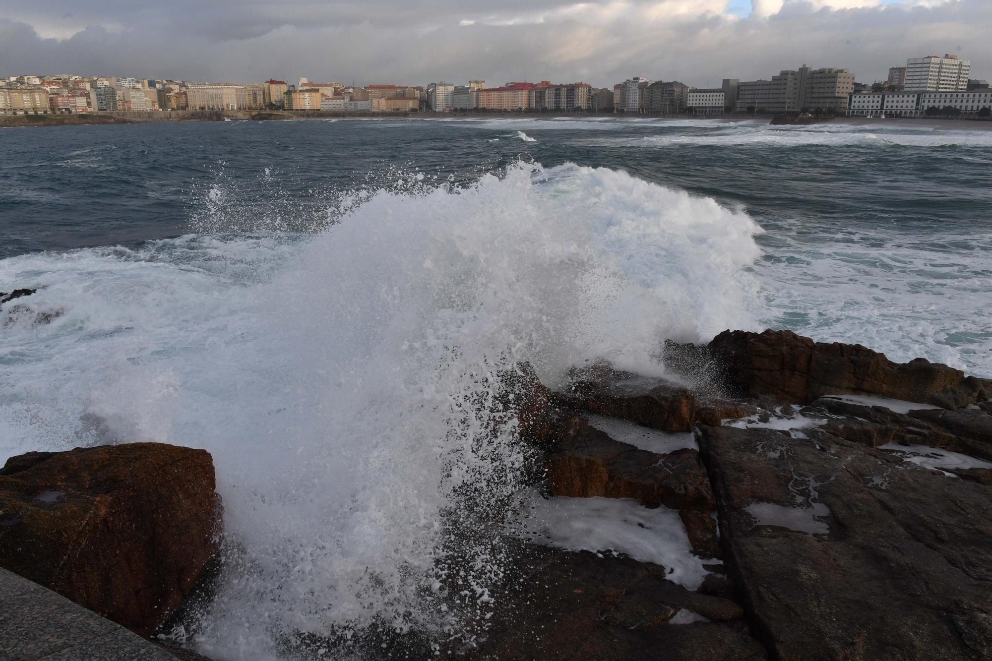 Domingo de temporal en A Coruña