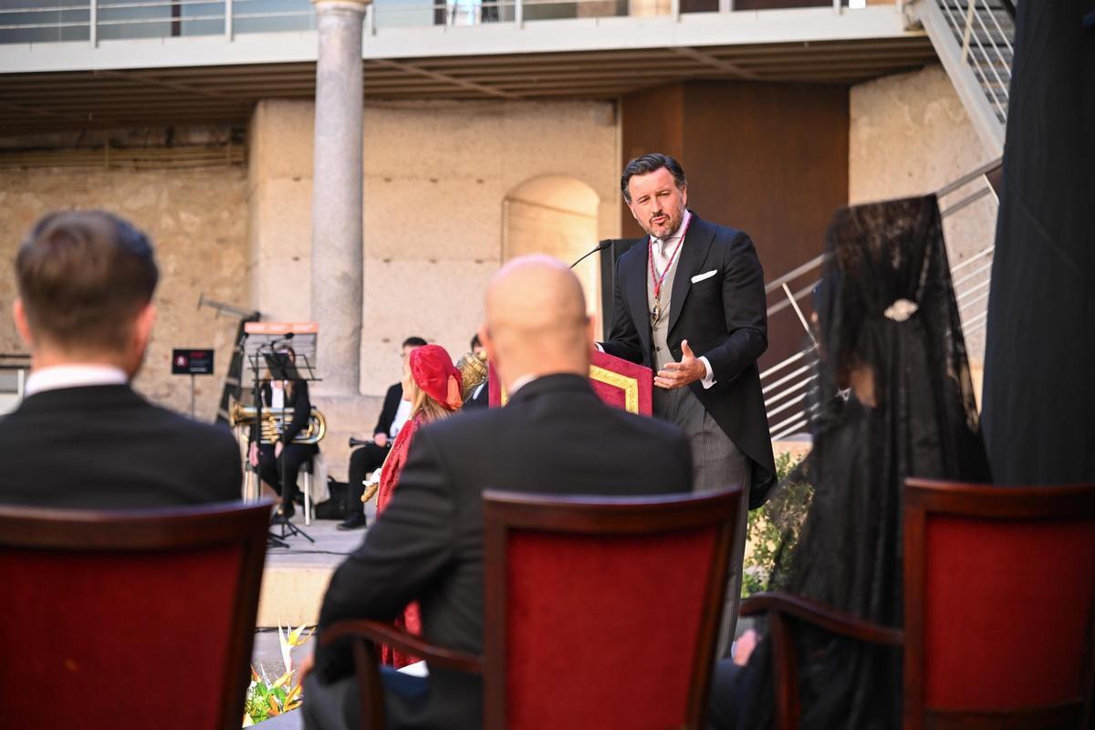 Así ha sido el acto cívico en el Palacio de Altamira de Elche para poner en valor la Trencà del Guió Así ha sido el acto cívico en el Palacio de Altamira de Elche para poner en valor la Trencà del Guió
