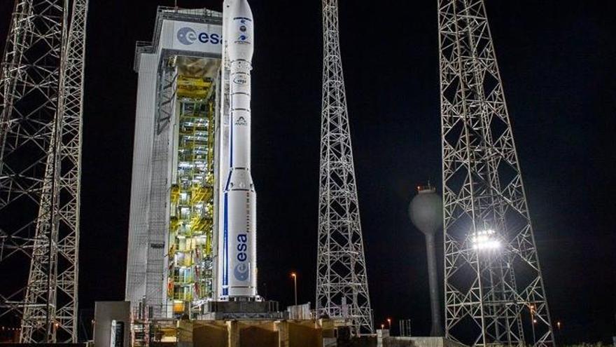 El 17 de noviembre se perdió el cohete Vega que iba a bordo del satélite.