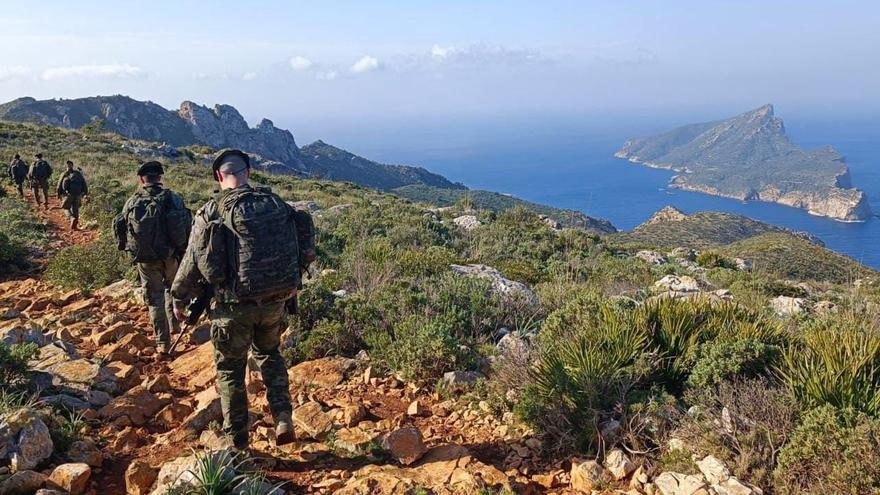 Patrulla del Ejército de Tierra en Mallorca.