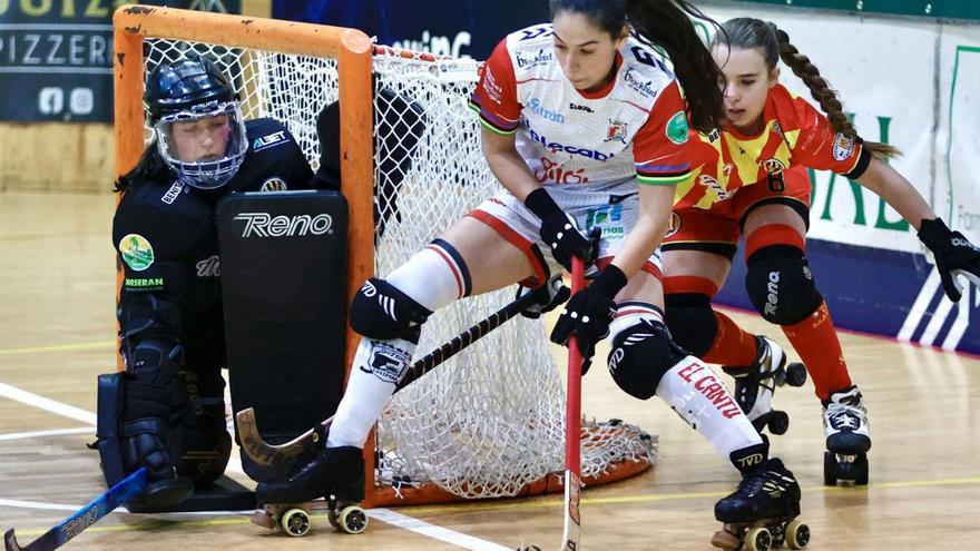 El Telecable Gijón de hockey sobre patines golea (3-0) al Manlleu y se cita con el Fraga en el play-off