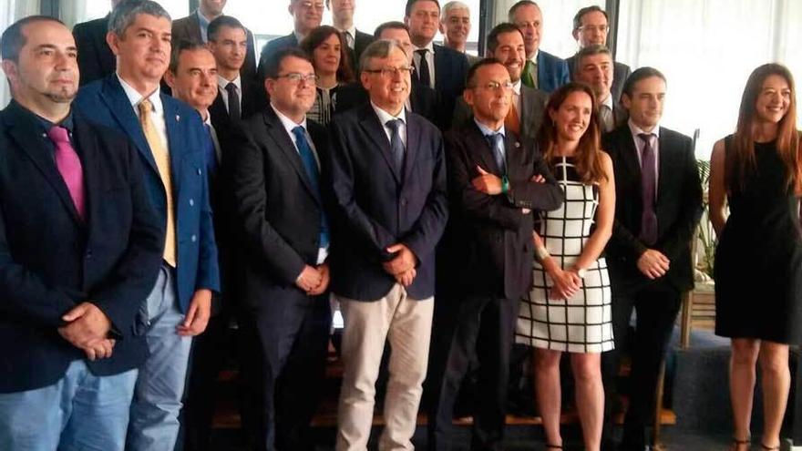 Integrantes del jurado que concedió los premios.