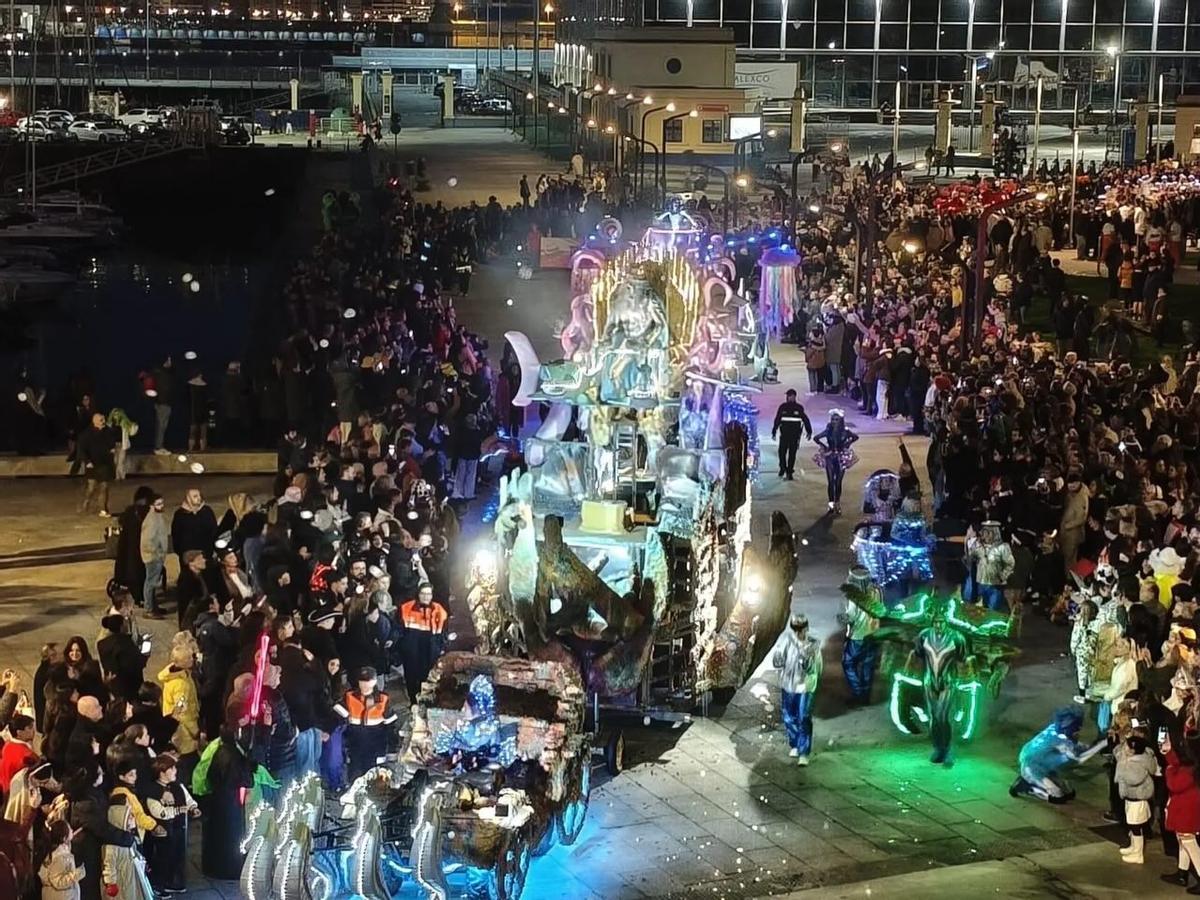 Desfile de "Os Mismos de Sempre" en el carnaval de A Coruña.