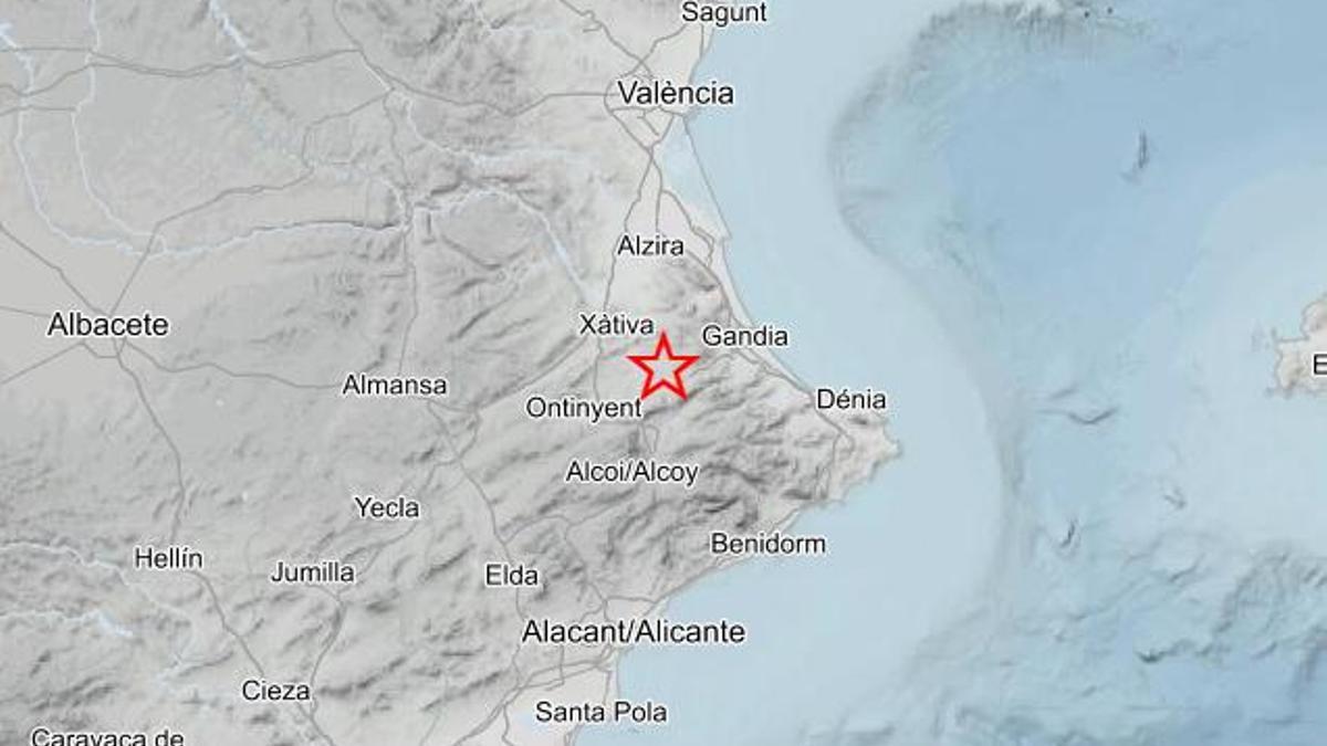 Se registra un terremoto de magnitud 1,5 en la Pobla del Duc de madrugada