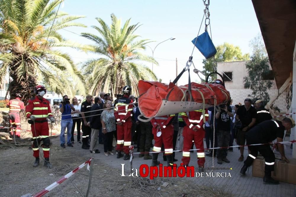 Simulacro en Lorca por inundaciones, terremoto y f