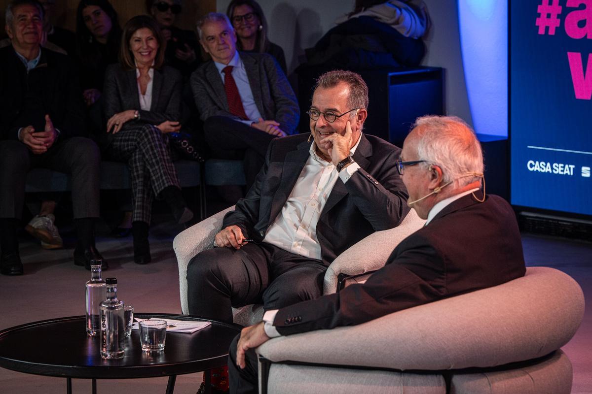 Afterwork EL PERIÓDICO:  José Alberto Marín, decano del col.legi de Notaris y Albert Sáez, director de EL PERIÓDICO y director general de Contenidos de Prensa Ibérica