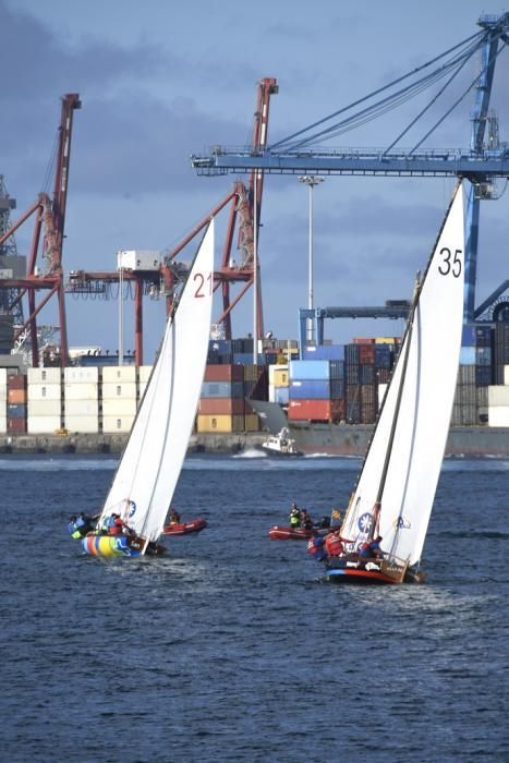 21-09-19 DEPORTES. BAHIA DEL PUERTO. LAS PALMAS DE GRAN CANARIA. Vela latina. Desempate Guanche-Tomás Morales por el título del Campeonato. Fotos: Juan Castro.  | 21/09/2019 | Fotógrafo: Juan Carlos Castro