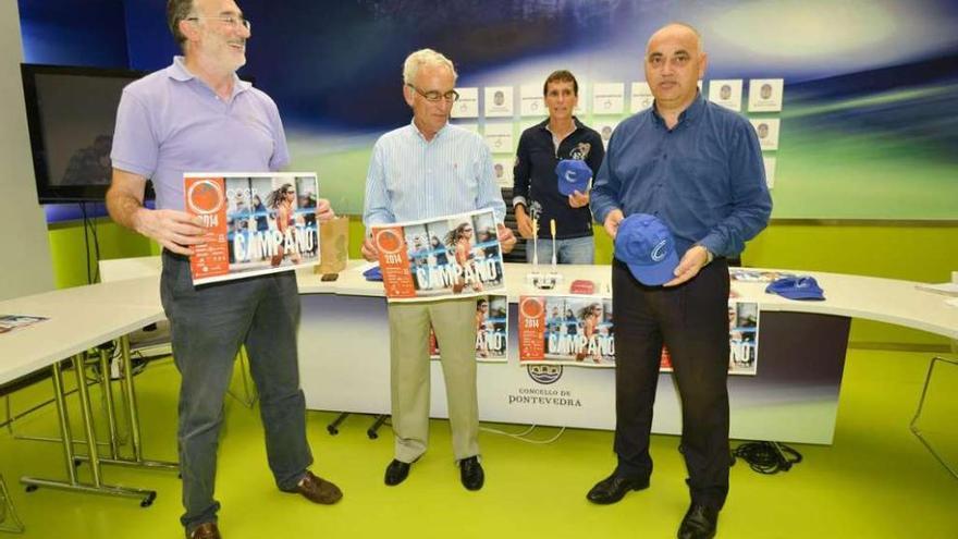 José María Domínguez, Ramón Touza, Gonzalo Méndez y Agustín Fernández.