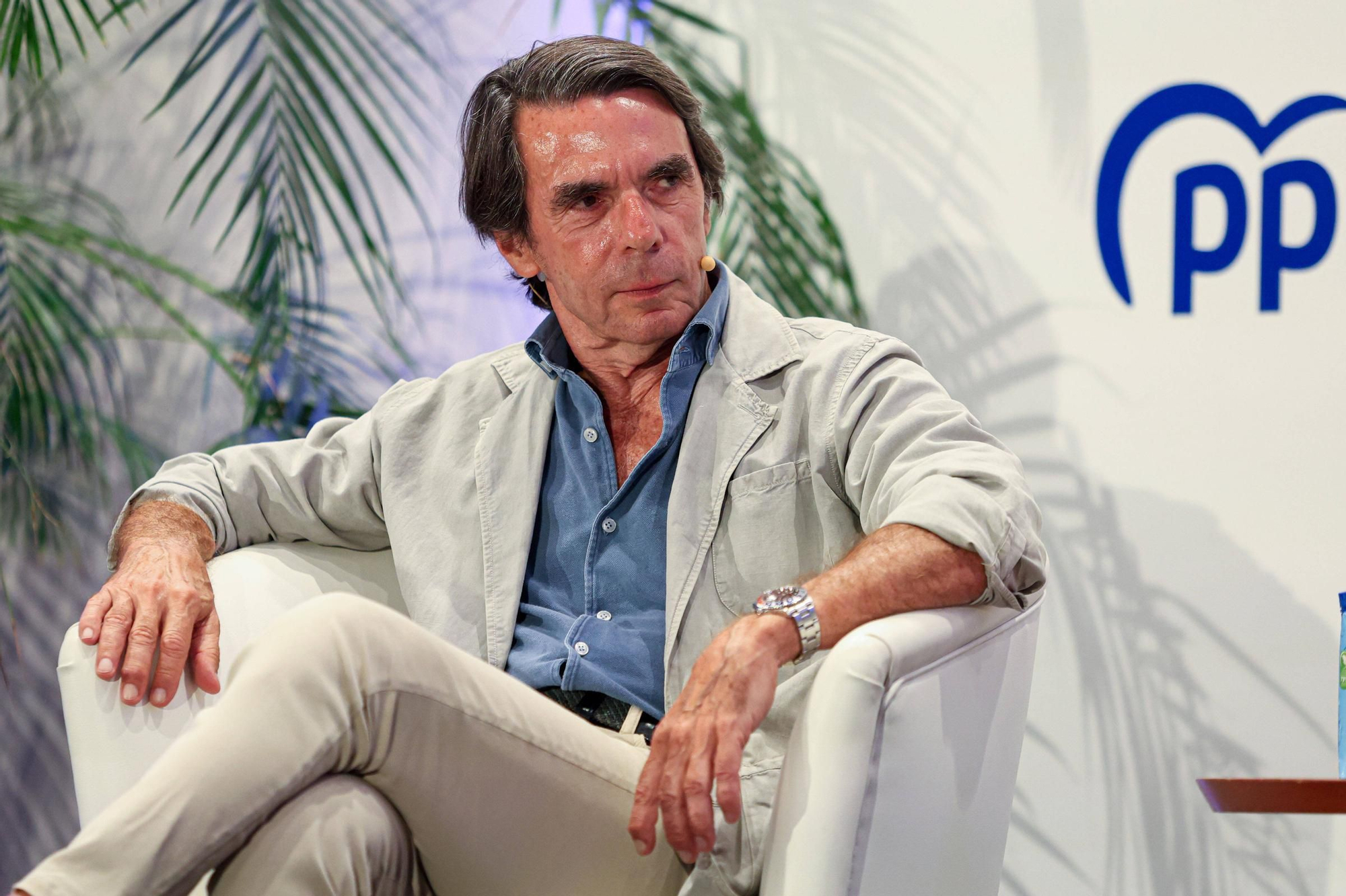 Aquí están las imágenes de José María Aznar en la Conferencia Política del PP de Ibiza