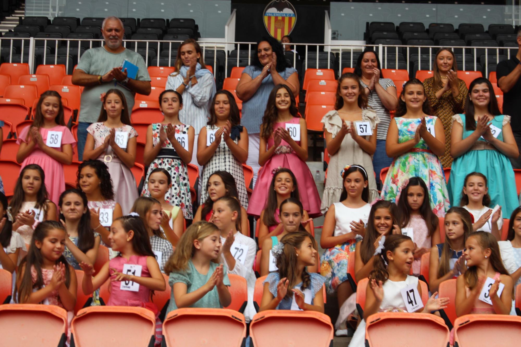 Tutorial del Valencia CF para las candidatas a Fallera Mayor Infantil de València 2023