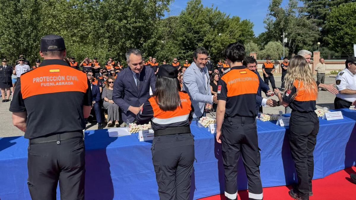 La Comunidad de Madrid incorpora 152 nuevos voluntarios de Protección Civil a 62 agrupaciones municipales.