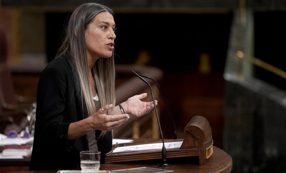 La portaveu de Junts en el Congrés, Miriam Nogueras, aquest dimecres.