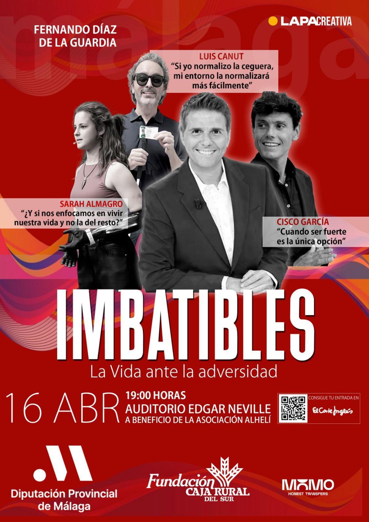 Cartel de invitados "Imbatibles" Málaga