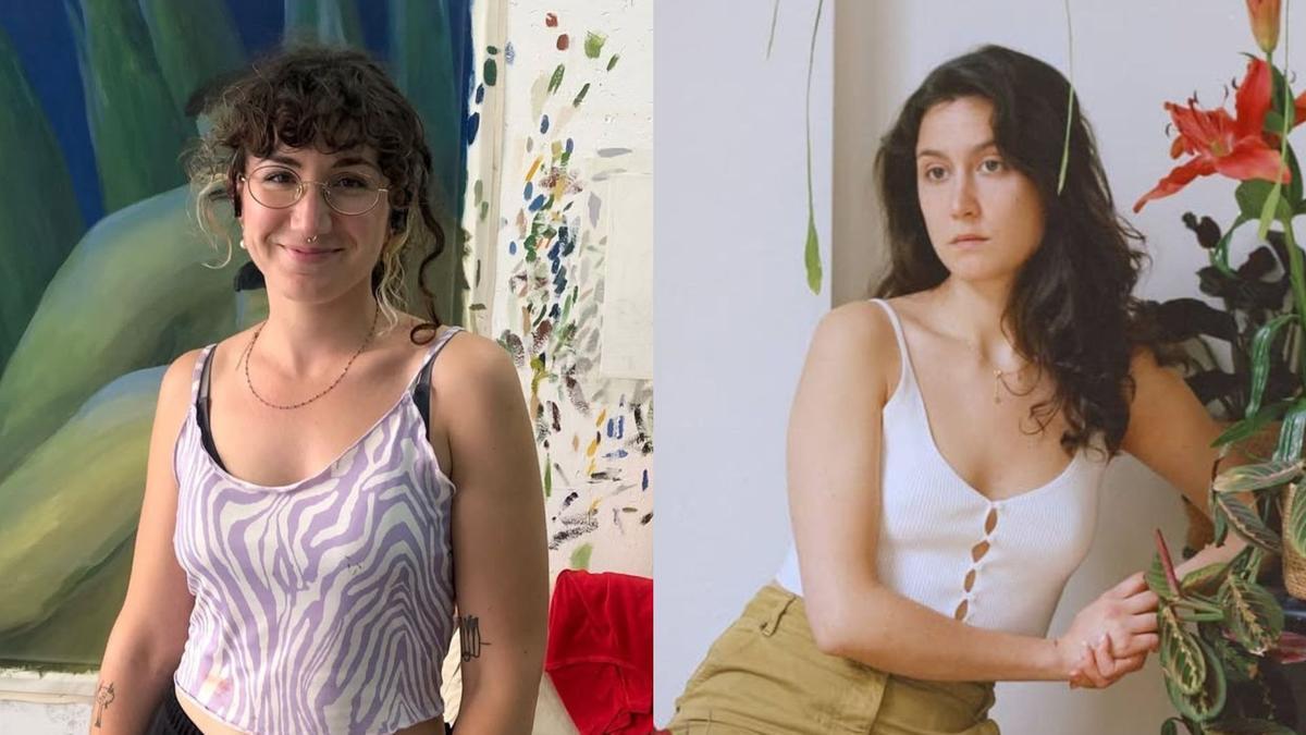 Las artistas castellonenses Gema Quiles y Laura Palau.